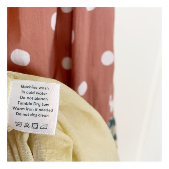 Roller Rabbit Dakota Floral Polka Dot Slip Maxi Sun Dress Lined NWOT - Picture 10 of 10